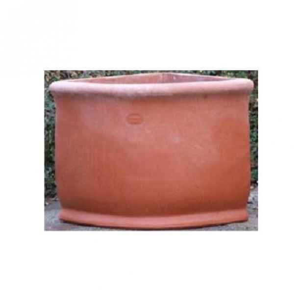 Květináč rohový Vaso Angolare Liscio keramika 35x45x45cm