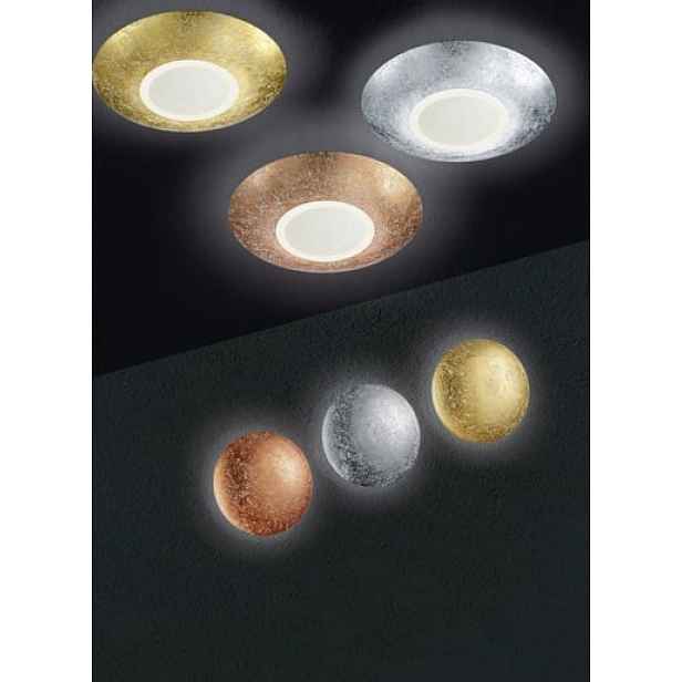 LED Nástěnná lampa Trio Chiros zlatá TR 224110179
