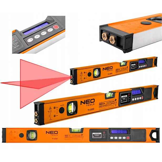 Neo Vodováha s elektronickým displejem 60 cm
