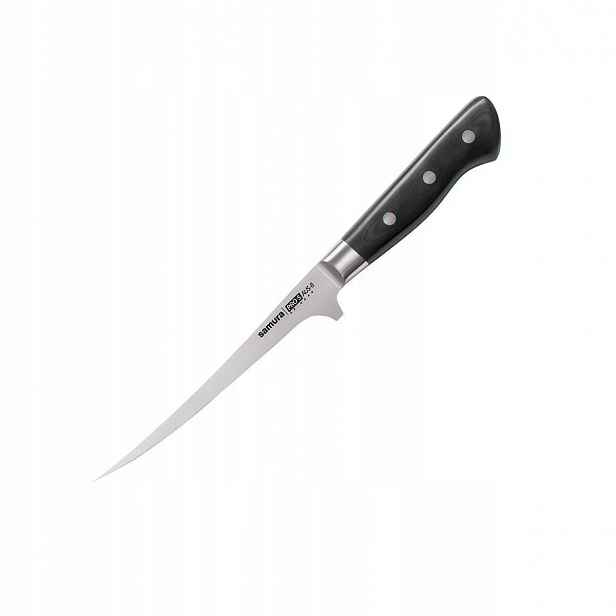 Nůž na filetování ryb Samura Pro-S 14 cm AUS-8 pružný G10