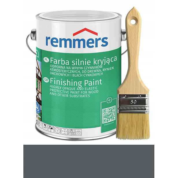 Remmers Deckfarbe barva na dřevo 5L Bazaltově šedá