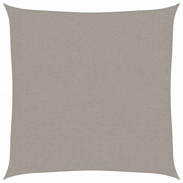 vidaXL Stínicí plachta 160 g/m² čtverec světle šedá 3,6 x 3,6 m HDPE