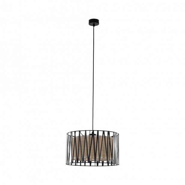 Závěsný Stropní Svítidlo Svítidlo Harmony Černá 1xE27 Kov Plast 40 cm Tk Lighting