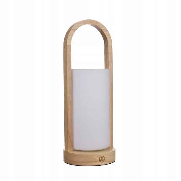 Led lampa dřevěná Pe Přenosná Akumulátorová Bezdrátová 35 cm Laguiole