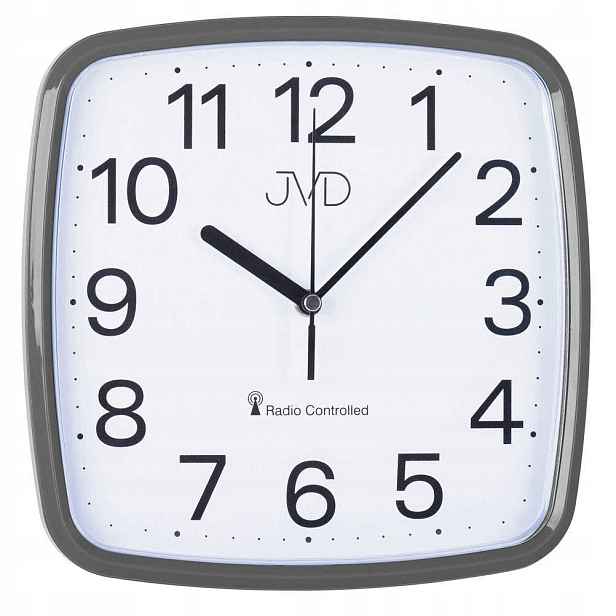 Rádiově Ovládané Nástěnné Hodiny Jvd RH616.6 24 cm