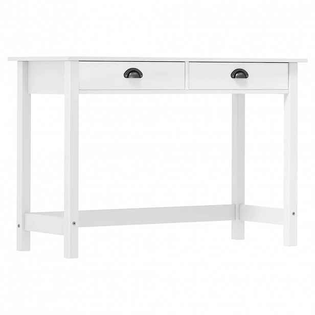 vidaXL Konzolový stolek Hill 2 zásuvky 110x45x74 cm masivní borovice
