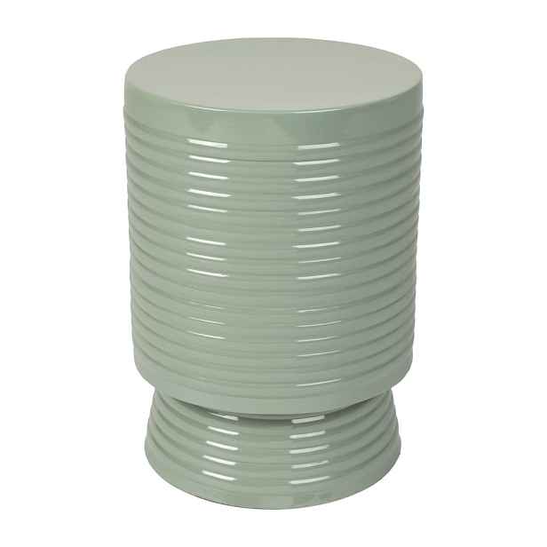 Kovový kulatý odkládací stolek ø 25 cm Sven – White Label