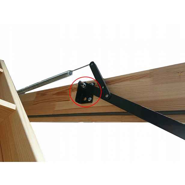 Sada omezovačů pro půdní schody 70 mm, omezovače