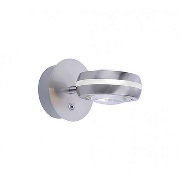 LED Nástěnná lampa Trio Vista nikl 255410207