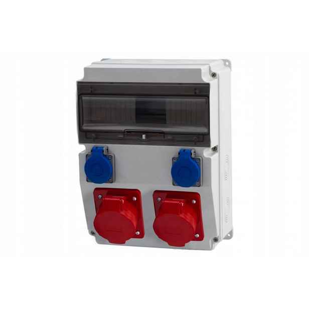 Rozvaděč Caja 2x16A 5p, 2x230V 12M IP65