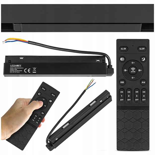 Dálkový Ovladač napájecí zdroj pro magnetické Led kolejnicové osvětlení Set 100W
