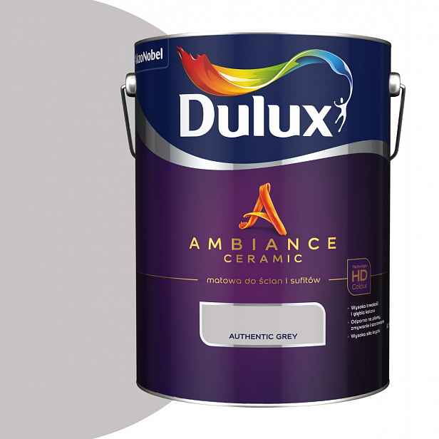 Dulux Ambiance Ceramic Barva 5L Autentická šedá