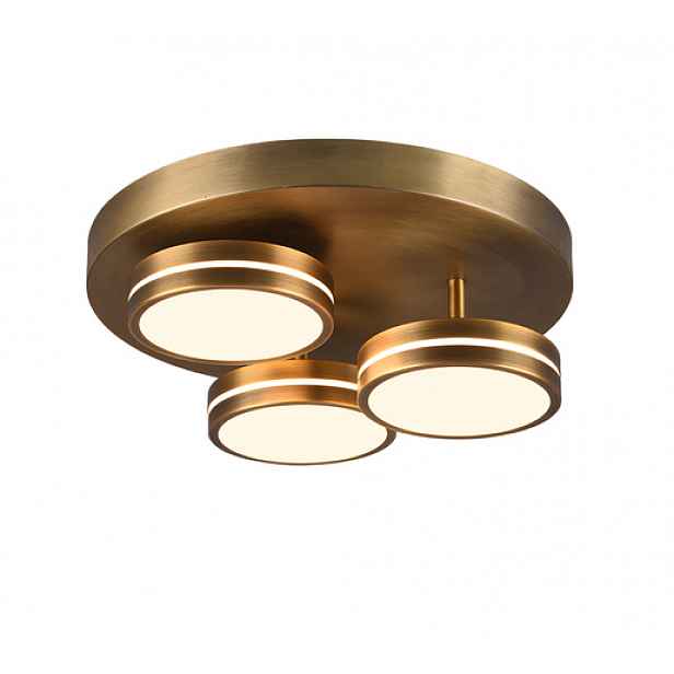 LED stropní osvětlení Trio Franklin mosaz 626510304