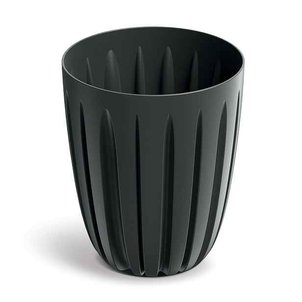Prosperplast Květináč Warios grafitový, varianta 16,3 cm