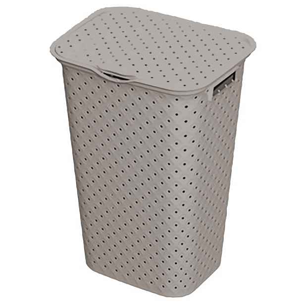 Plastový koš na špinavé prádlo HEIDRUN Diamond 50l