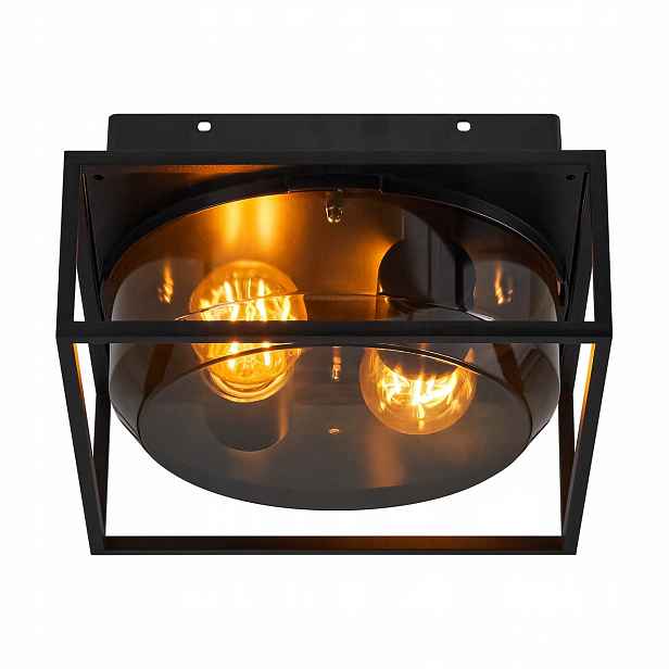 Stropní nástěnná lampa Griffin Bronz 2x15W E27 Moderní hliník IP44 Nordlux