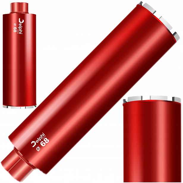 Vrták Do Betonu 68 x 450 mm Vrtačka Korunkový Vrták Unc