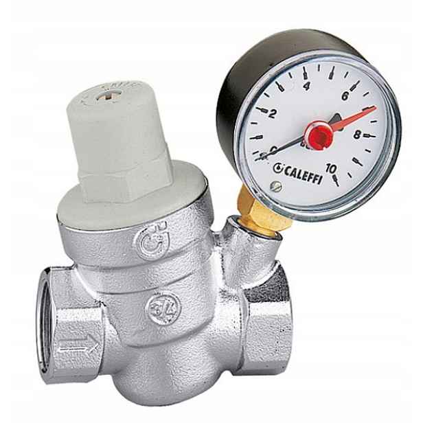 Caleffi Reduktor Tlaku, Šikmá Verze S Manometrem 3/4"