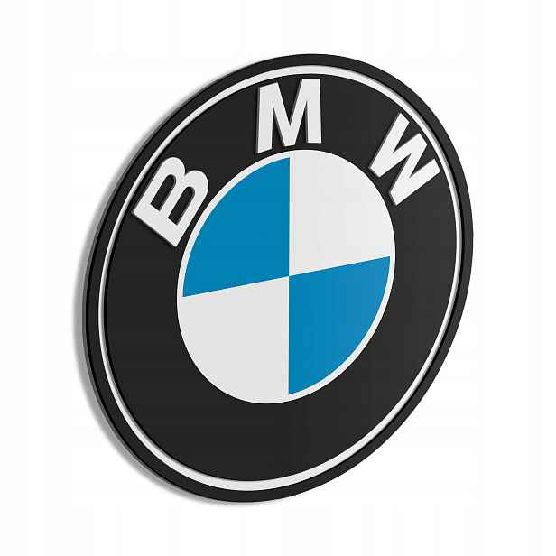 Dřevěný 3D obraz Logo Bmw Nástěnná Dekorace Dárek Nástěnná Dekorace