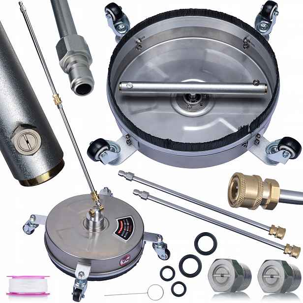 Kartáč T-racer Mytí Dlažebních Kostek Karcher Rychlospojka 1/4“ Ocel