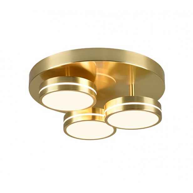 LED stropní osvětlení Trio Franklin mosaz 626510308