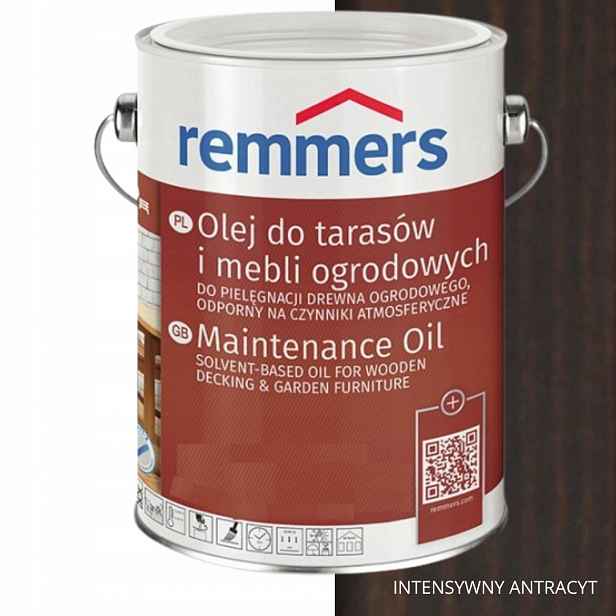 Remmers Olej Na Terasy A Zahradní Nábytek Intenzivní Antracit 5L