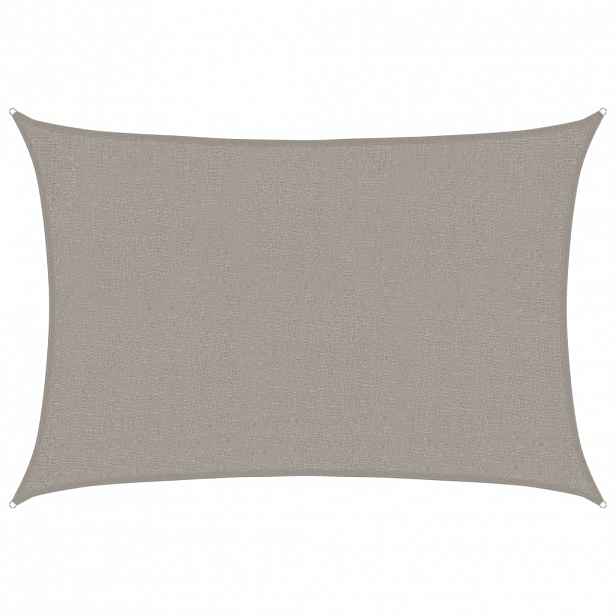 vidaXL Plachta proti slunci 160 g/m² obdélník světle šedá 2x2,5 m HDPE