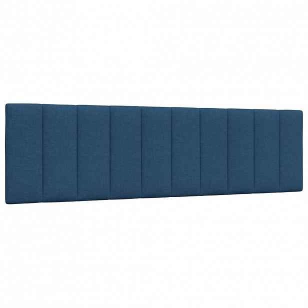 vidaXL Polštář na čelo postele Hanko modrý 180 cm textil