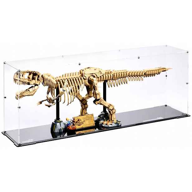 Vitrína Blacked Brick pro Lego 76968 Jurský svět Kostry: tyranosaurus