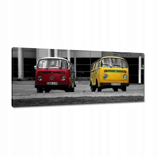 Obrazy 100x40 Červená a žlutá Vw