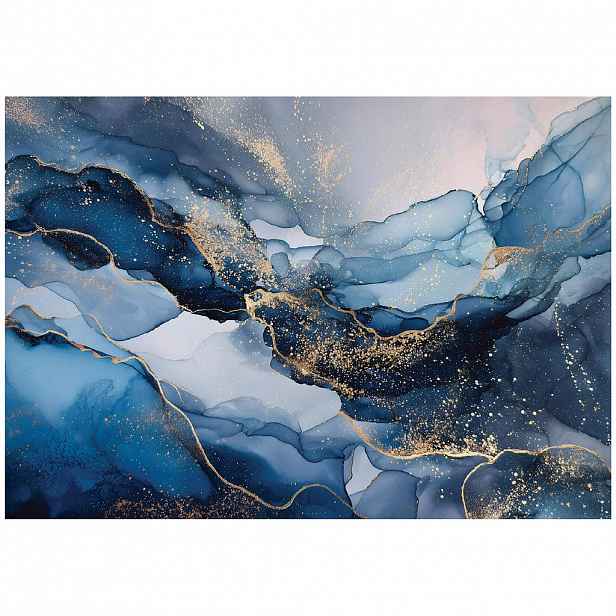 Wallarena FOTOTAPETA Mramor Glamour Blue 150x105 cm
