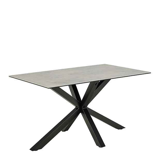Actona Jídelní stůl Heaven 135 cm šedá/černá