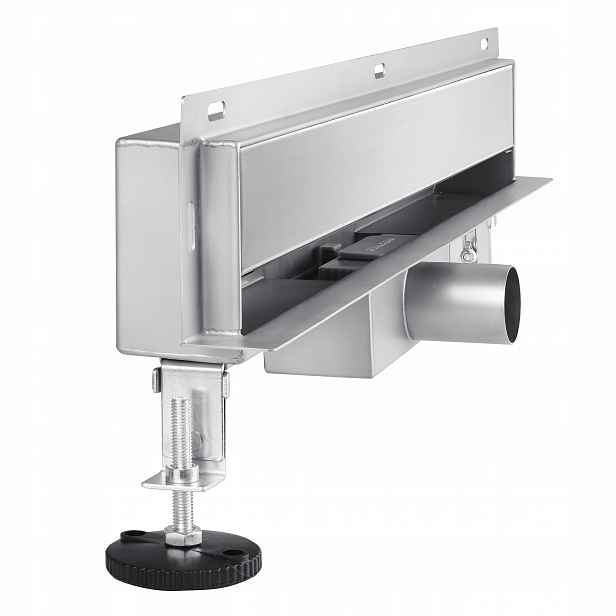 Aquauno Lineární Odtok Nástěnný 60 cm Chrom Nízký Siphon Vysoká Průtočnost