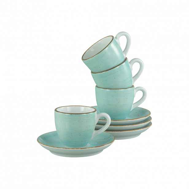 Creatable KÁVOVÁ SOUPRAVA Vintage Nature Aqua