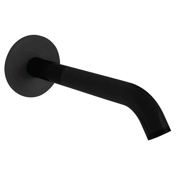 Sapho Nástěnná výtoková hubice; kulatá; 165mm; černá mat