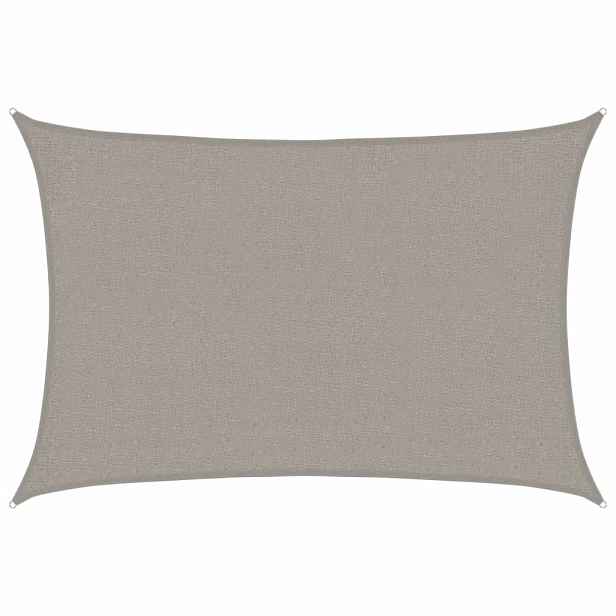 vidaXL Plachta proti slunci 160 g/m² obdélník světle šedá 2 x 3 m HDPE