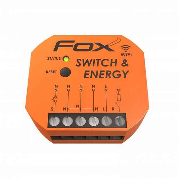Wi-Fi relé do plechovky 230 V Switch & Energy WI-R1S1-P