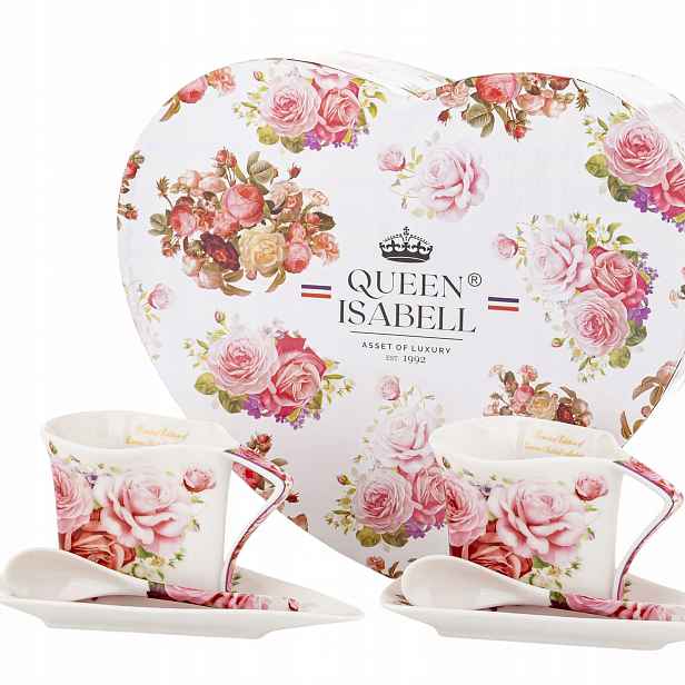 Sada šálků Pro Dva Šálky Cukřenka Porcelán