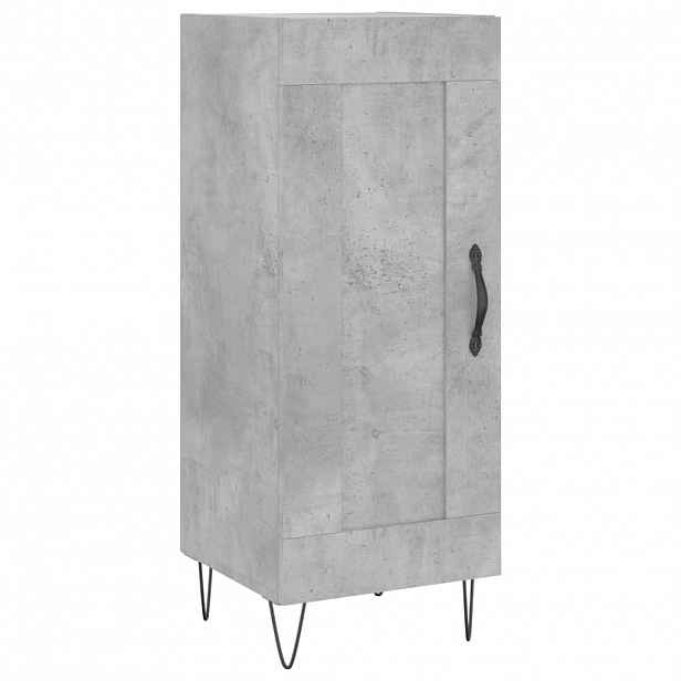 vidaXL Příborník betonově šedý 34,5 x 34 x 90 cm kompozitní dřevo