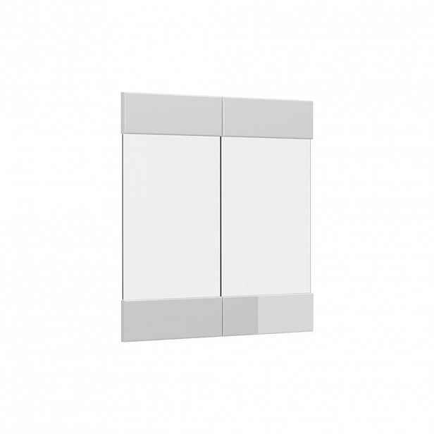 Vicco KUCHYŇSKÁ DVÍŘKA R-Line Bílá vysoký lesk 59.2 x 59 cm nábytková čela pro závěsnou vitrínu
