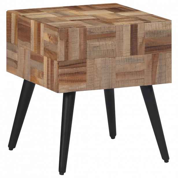 vidaXL Odkládací stolek 40 x 40 x 45 cm masivní recyklovaný teak