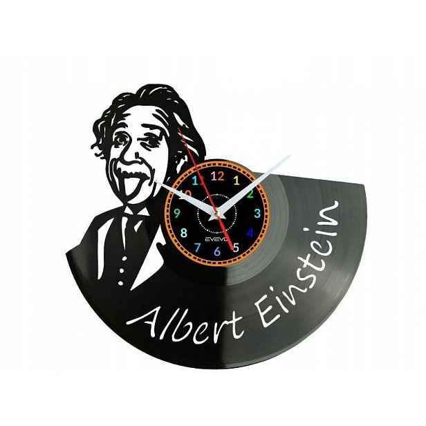 Albert Einstein Nápad na Dárek Nástěnná Dekorace z vinylové desky