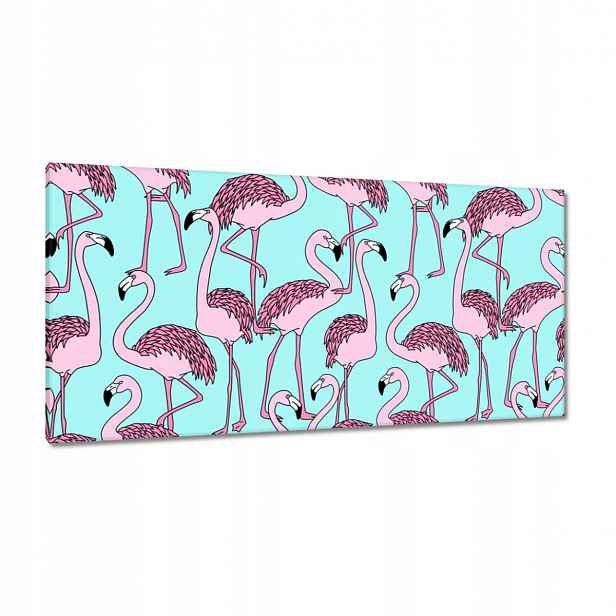 Obrazy 115x55 Růžové Flamini Flamingo