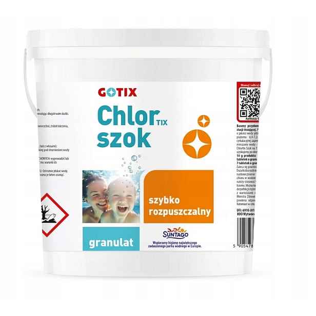 Přípravek pro bazény Chlortix Šok 3 kg granulát