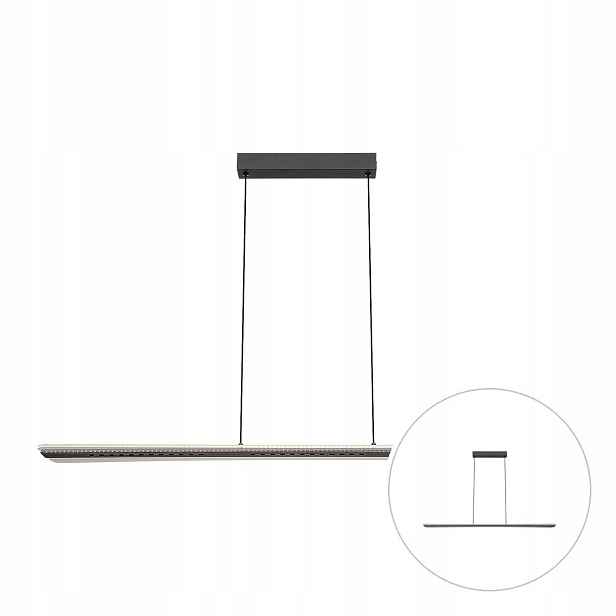 Závěsné Stropní Svítidlo Led lustr 40W 2600lm Teplá bílá Rabalux