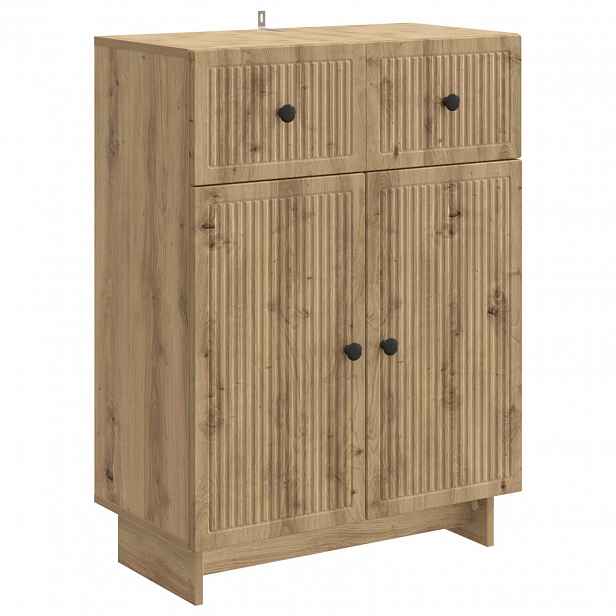 vidaXL Servírovací skříň Dub artisan 66 x 34,5 x 90 cm