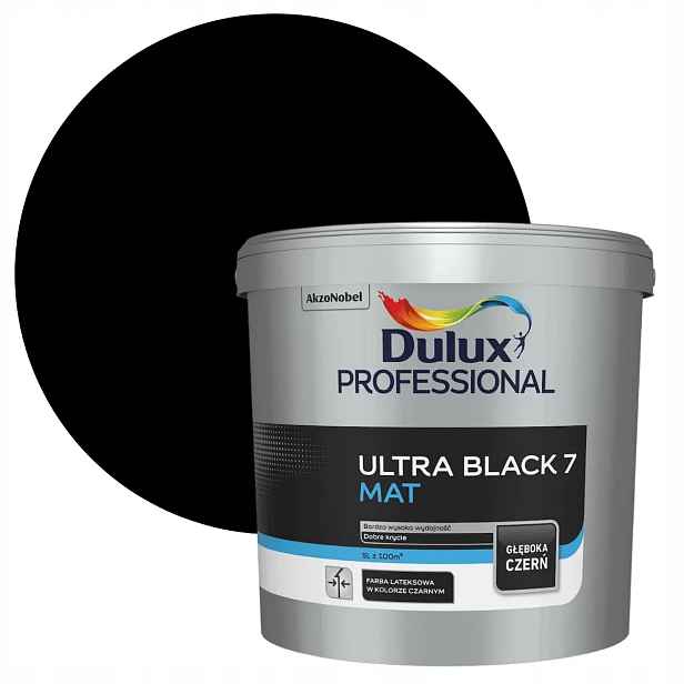 Dulux Professional Ultra Black 7 Černá 5L