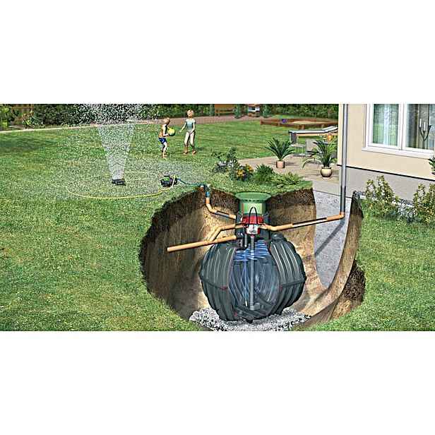 Sestava nádrže na dešťovou vodu Graf Carat Garten Jet, 2 700 l