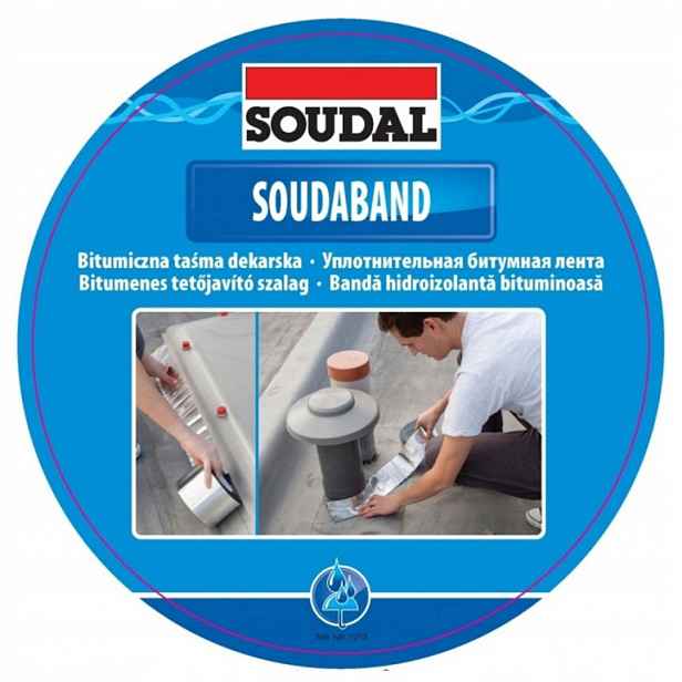 Těsnící pokrývačská páska Soudal Soudaband olovo/grafit 15 cm x 10 m