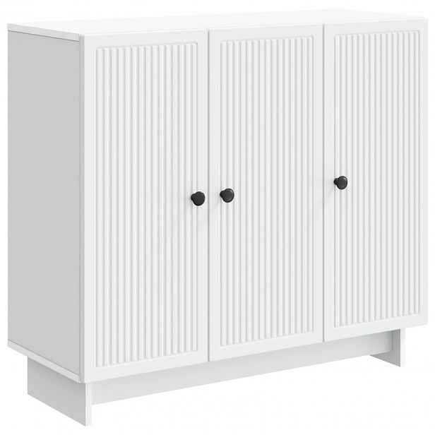 vidaXL Servírovací skříň Bílá 89 x 34,5 x 80 cm Kompozitní dřevo